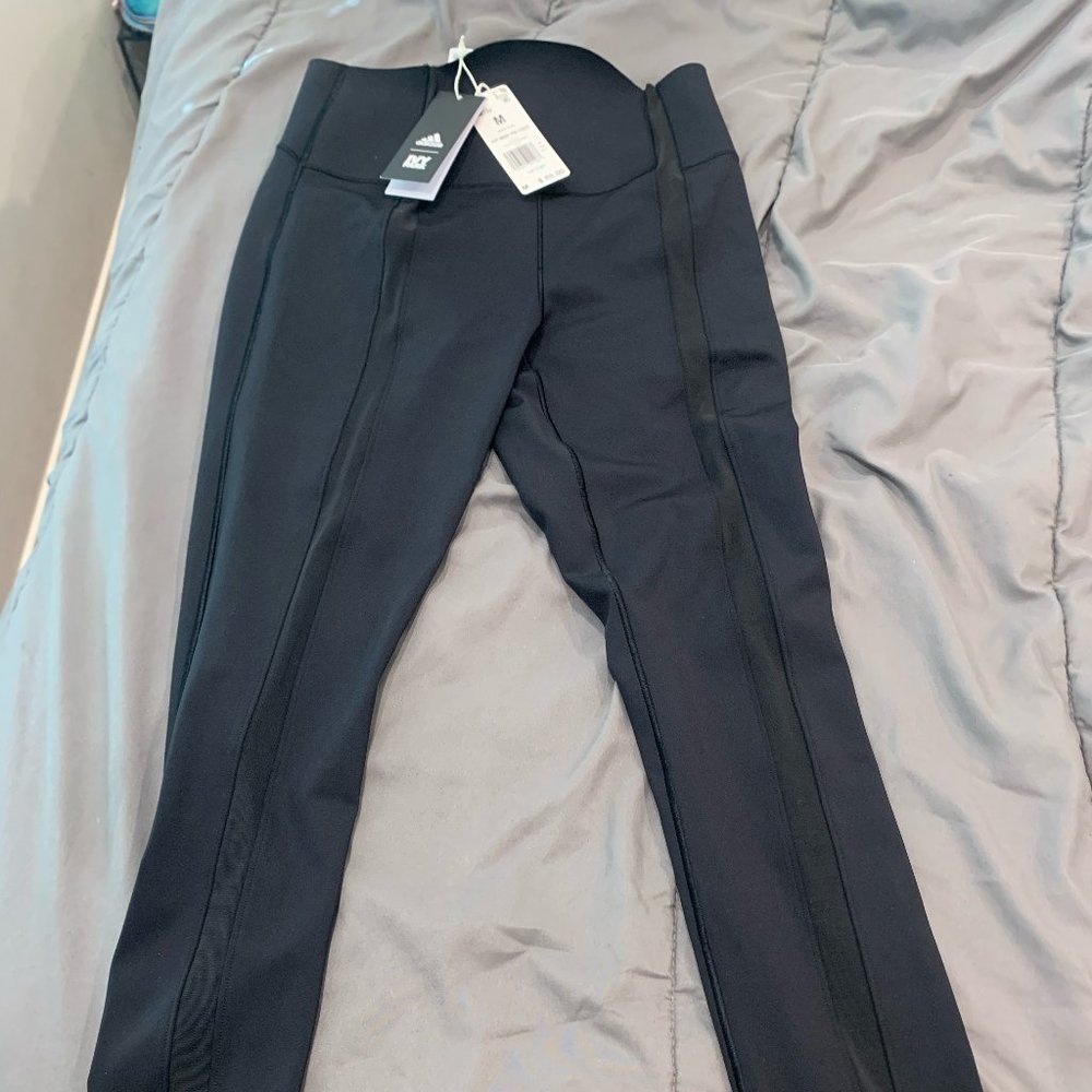 adidas Ivy Park Mesh Panel Tights Black